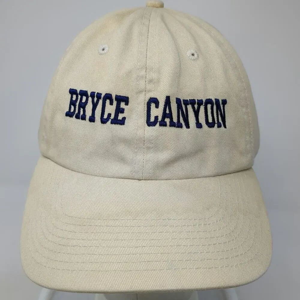 Fahrenheit Baseball Cap Beige One Size Hat Bryce Canyon Embroidered Cotton